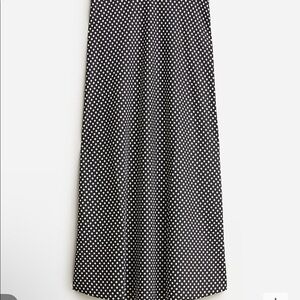 Jcrew polka dot slip skirt